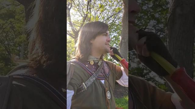 Title card image for video titled English accents are everything! #animenorth #robinhood #cosplay #animenorth2023 #menintights Title card image for video titled English accents are everything! #animenorth #robinhood #cosplay #animenorth2023 #menintights