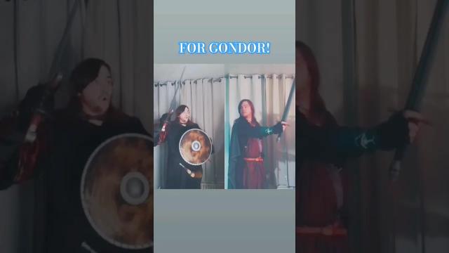 Title card image for video titled For #Gondor !!! #lordoftherings #aragorn #boromir #thehobbit #nostalgiacritic #cosplay Title card image for video titled For #Gondor !!! #lordoftherings #aragorn #boromir #thehobbit #nostalgiacritic #cosplay