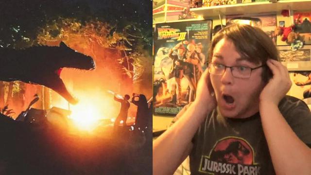 Title card image for video titled Jurassic World: Battle At Big Rock REACTION! Title card image for video titled Jurassic World: Battle At Big Rock REACTION!