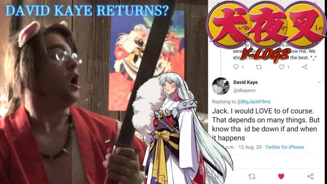 Title card image for video titled DAVID KAYE RETURNING TO VOICE SESSHOMARU ON YASHAHIME??? InuYasha V-Logs Title card image for video titled DAVID KAYE RETURNING TO VOICE SESSHOMARU ON YASHAHIME??? InuYasha V-Logs