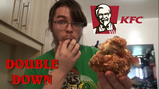 Title card image for video titled KFC DOUBLE DOWN IS BACK! Food Corner Title card image for video titled KFC DOUBLE DOWN IS BACK! Food Corner
